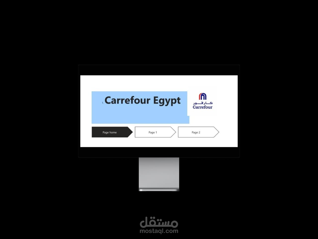 تحليل بيانات مبيعات كارفور وتصميم  لوحة تحكم تفاعلية باستخدام power bi