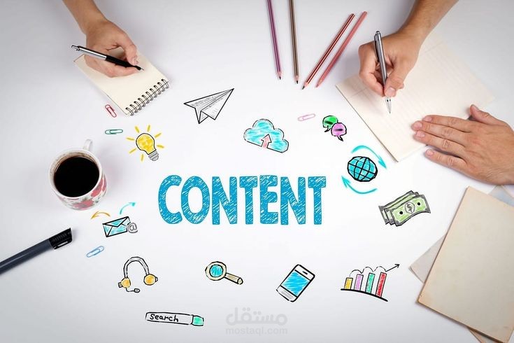 تخطيط وكتابة محتوى ابداعي