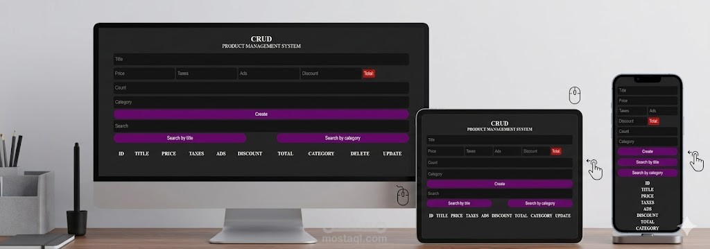 مشروع: نظام إدارة منتجات