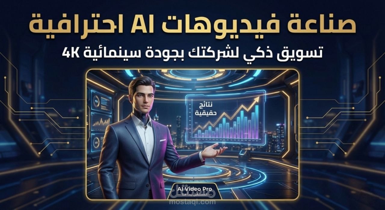 إنشاء فيديوهات باستخدام الذكاء الاصطناعي AI + مونتاج احترافي