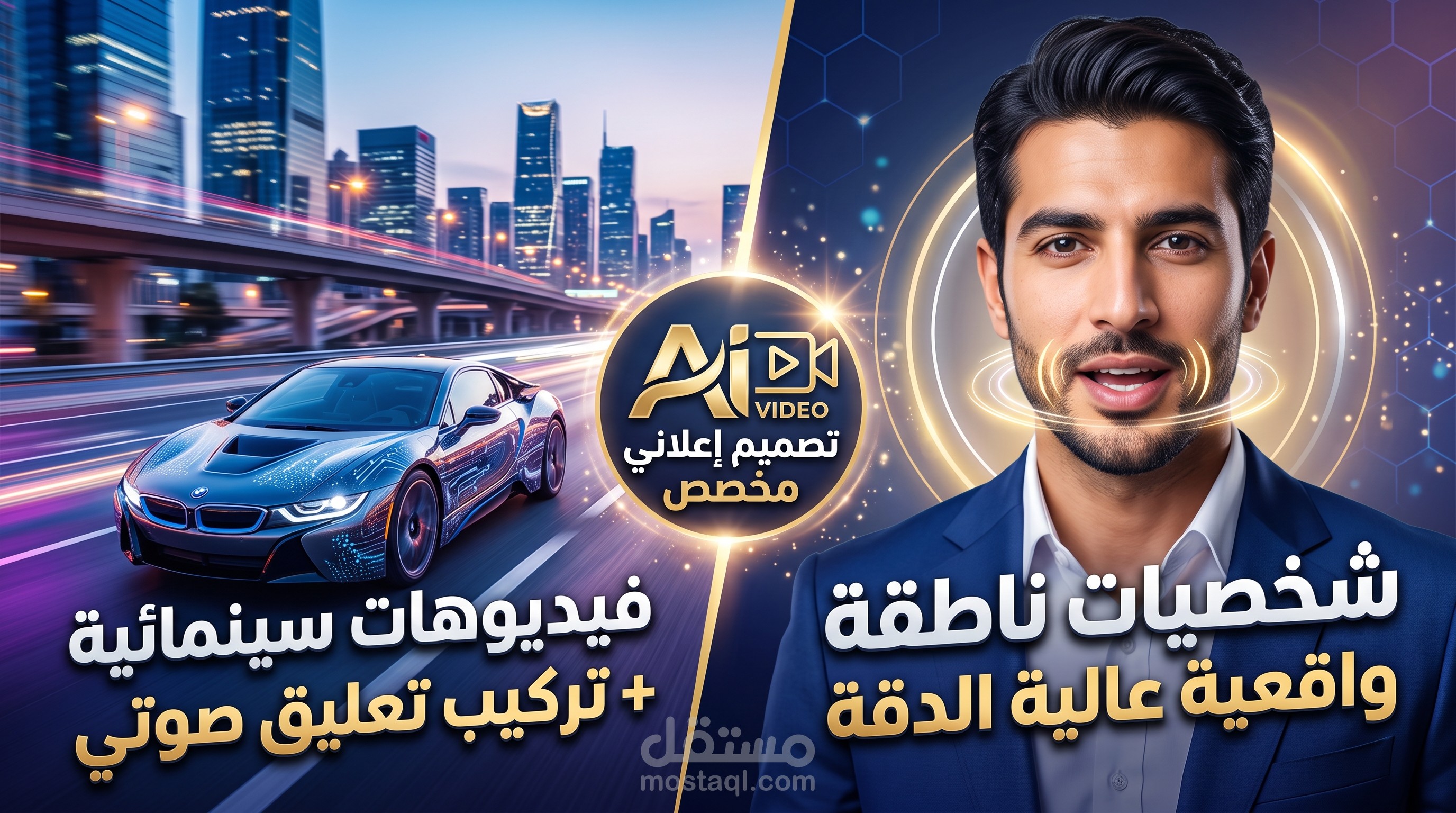 صناعة فيديوهات إعلانية بالai