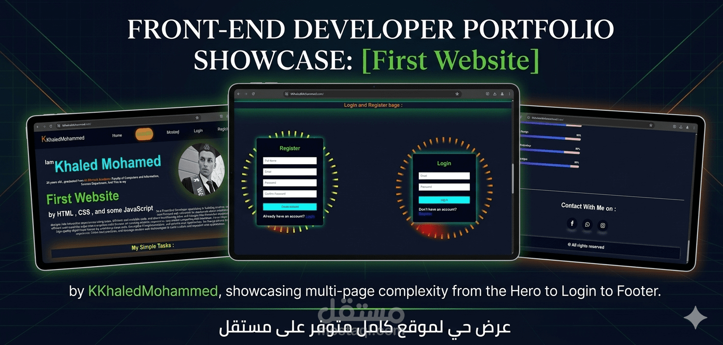Modern Web Developer Showcase