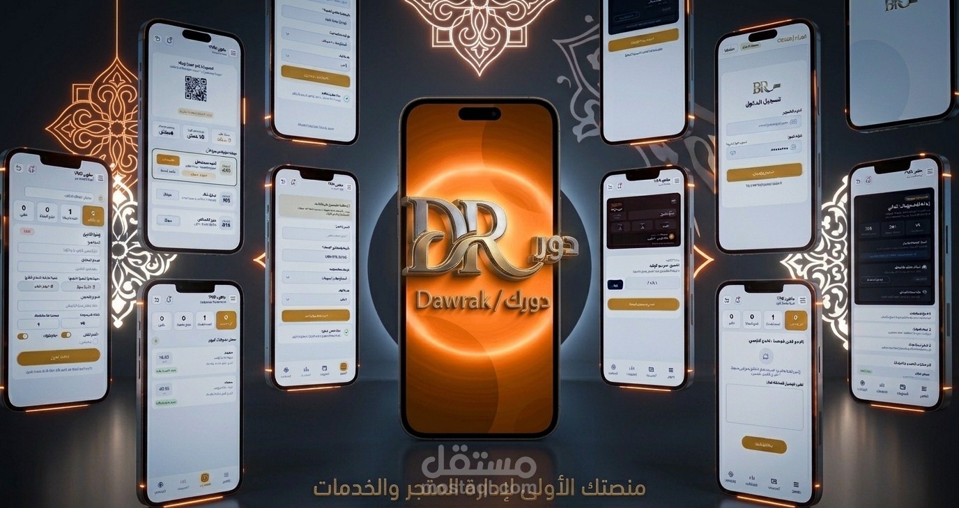 تصميم واجهة وتجربة المستخدم ( UI/UX ) | متكامله لتطبيق دورك (Dourak) لإدارة الطوابير والمناداة الإلكترونية