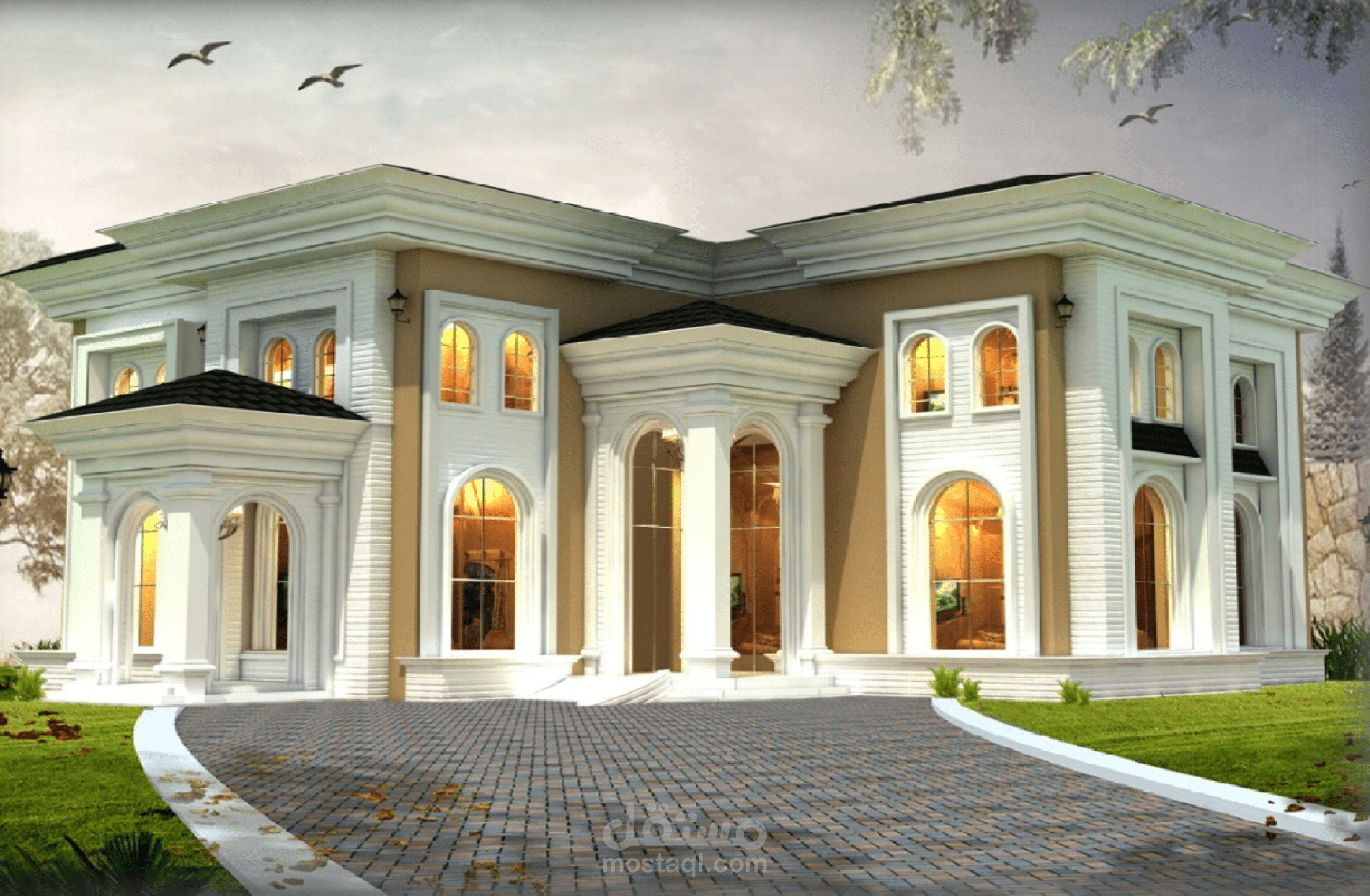 تصاميم فيلا سكنية
