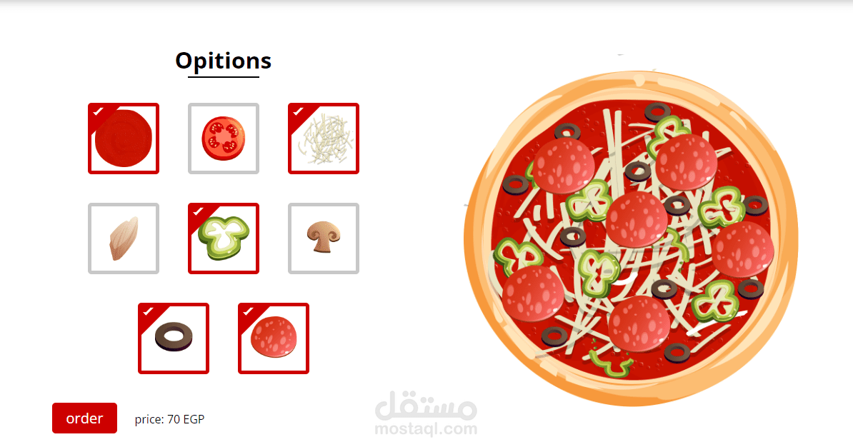 Custom Pizza Platform