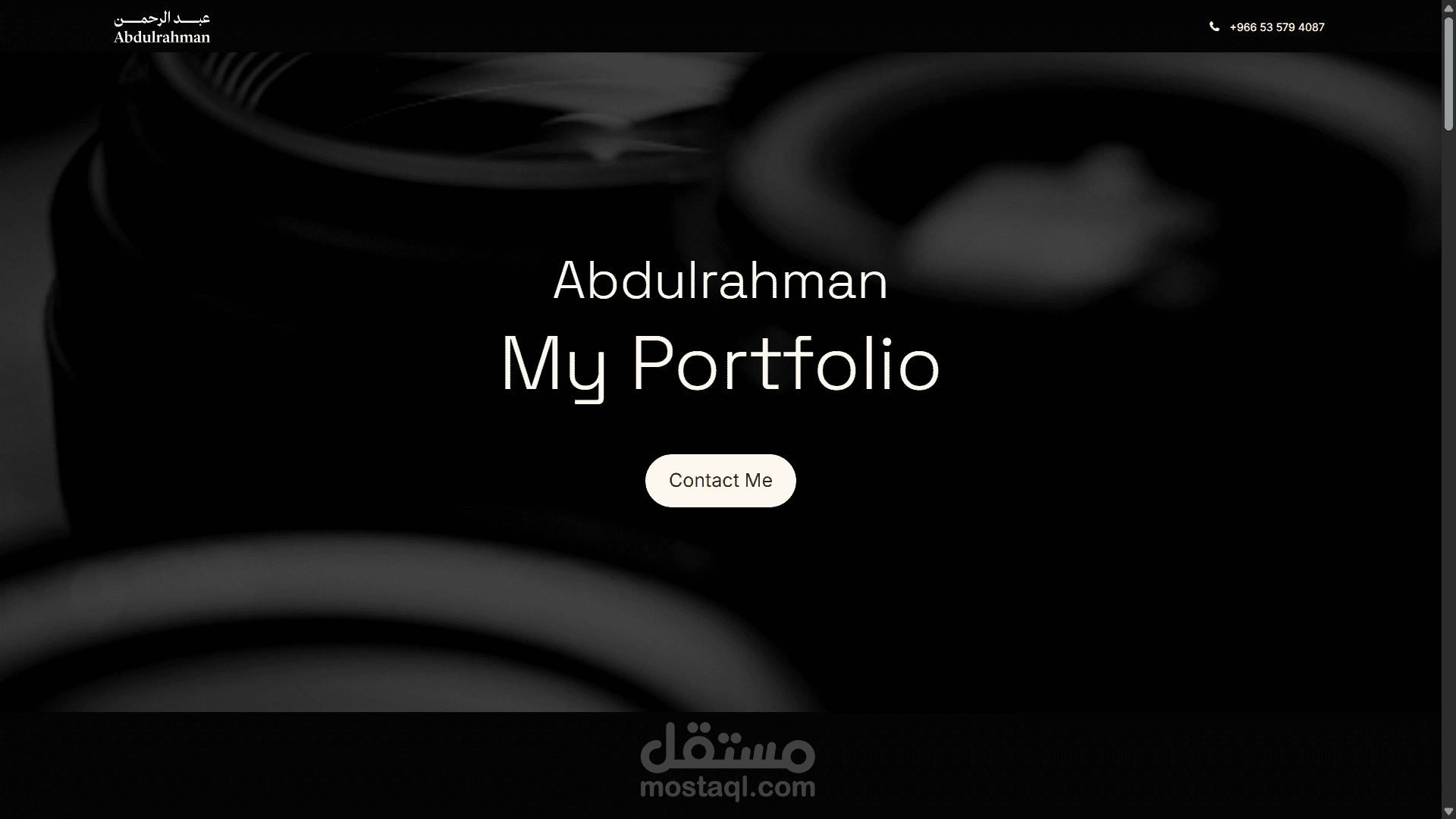 بورتفوليو لمصور فوتوغرافي