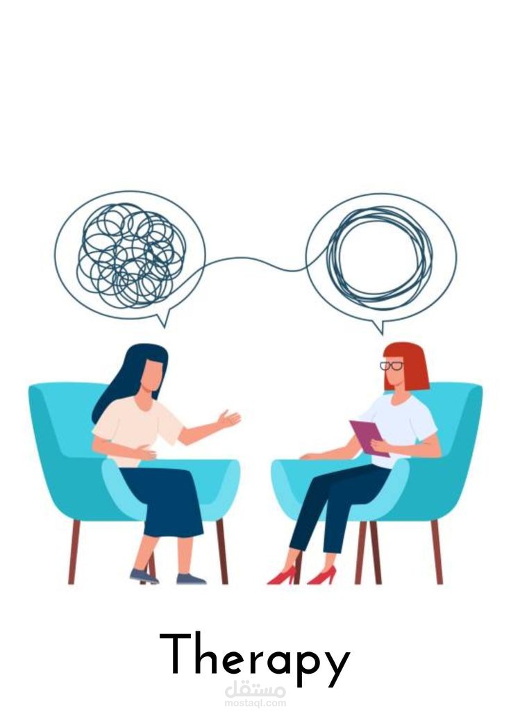 بوسترات تسويقية لندوات عن الصحة النفسية