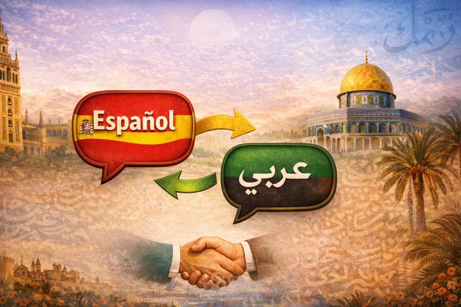 ترجمة من الإسبانية إلى العربية والعكس
