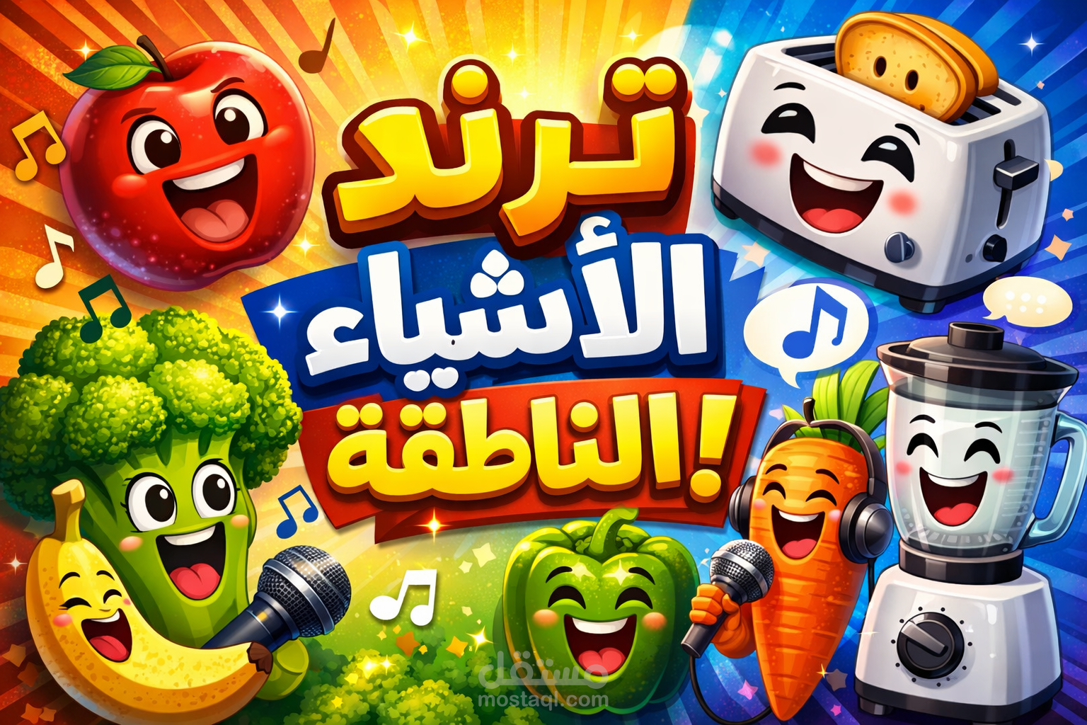 تصميم فيديوهات ترند للأشياء الناطقة + مونتاج وصوتيات احترافية