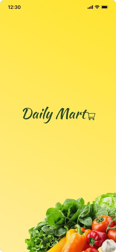 تصميم واجهات تطبيق بقالة (Grocery App UI)