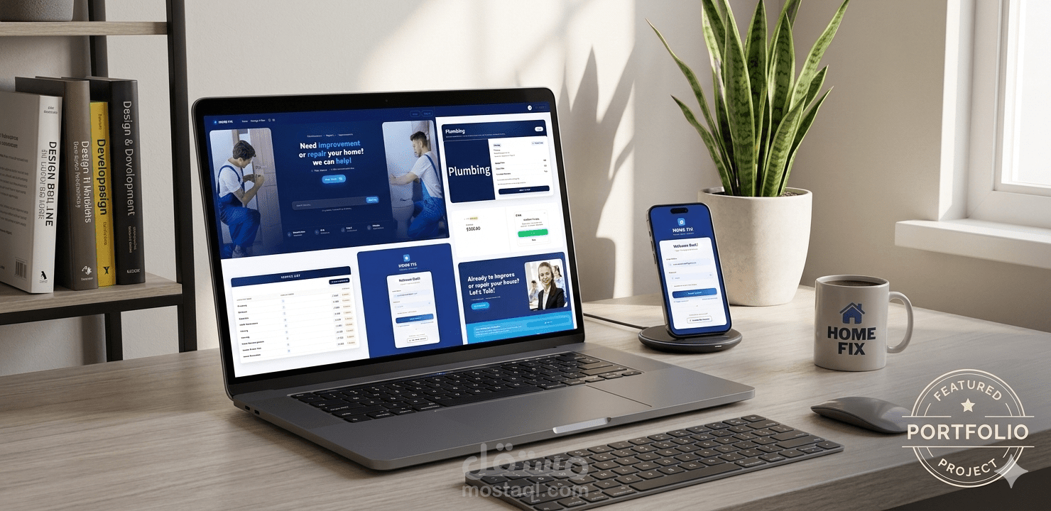 تطوير موقع حجز خدمات احترافي باستخدام ASP.NET MVC مع نظام دفع الكتروني