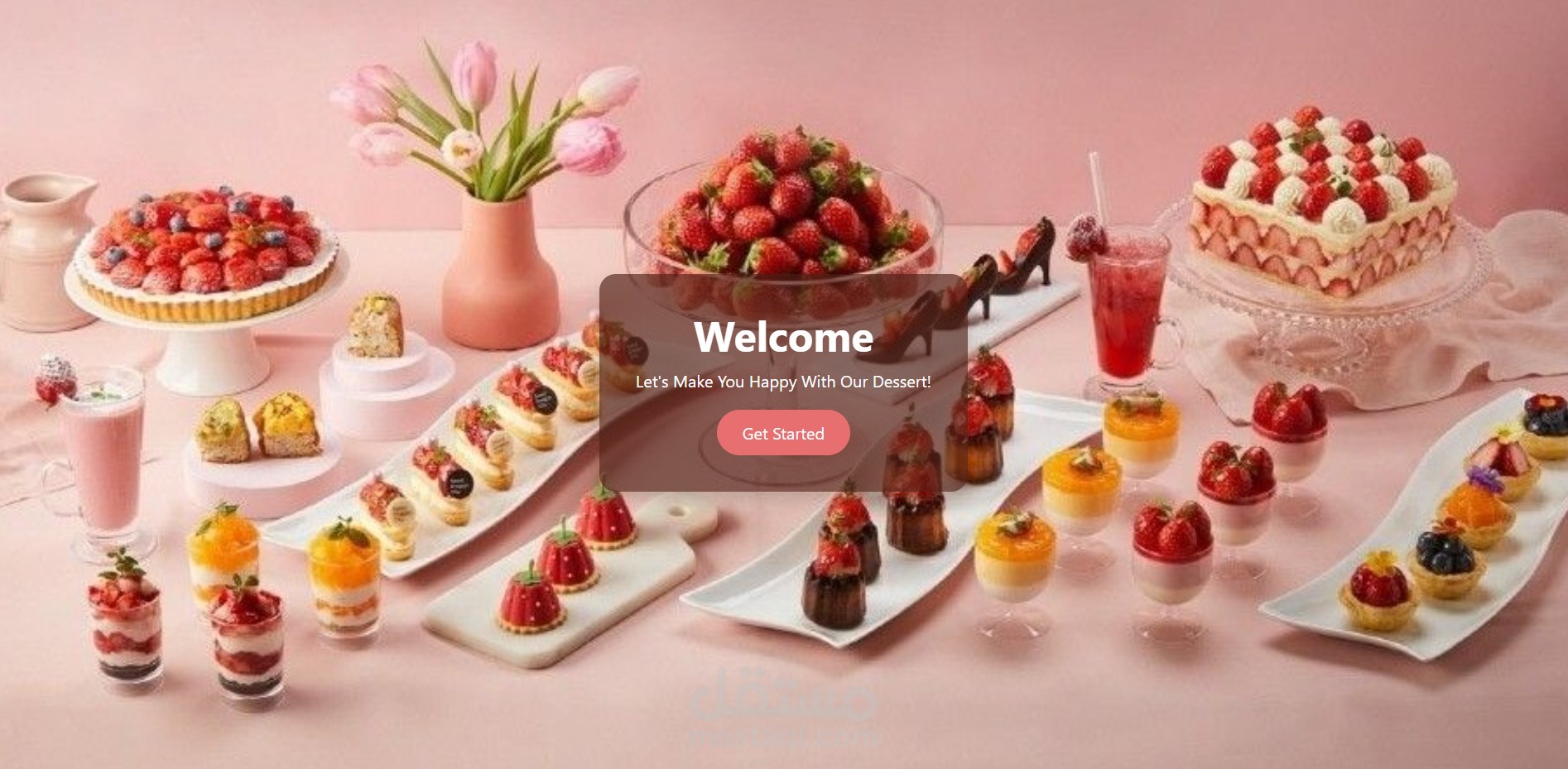 تصميم Landing Page احترافية لمطعم أو متجر حلويات باستخدام HTML وBootstrap