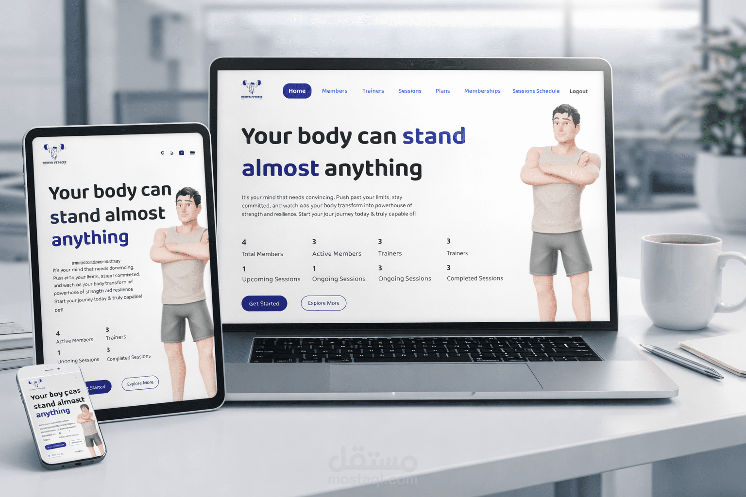 نظام إدارة صالة رياضية (Gym Management System) باستخدام ASP.NET Core MVC