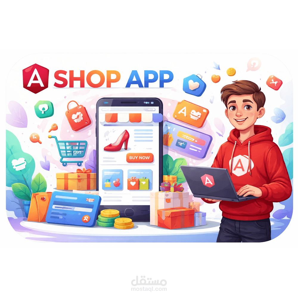 Angular E-Commerce Shop App | متجر إلكتروني باستخدام Angular