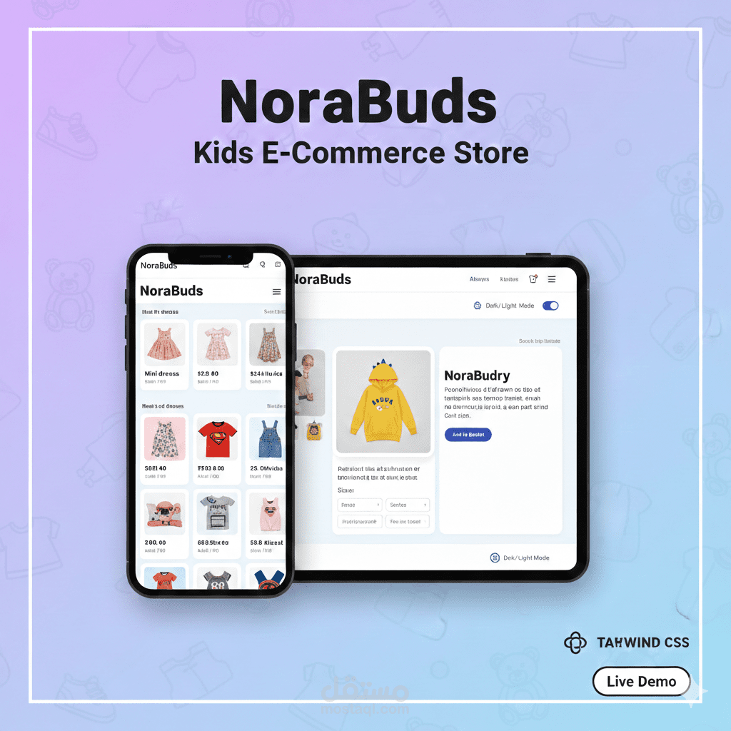NoraBuds – Kids E-Commerce Website