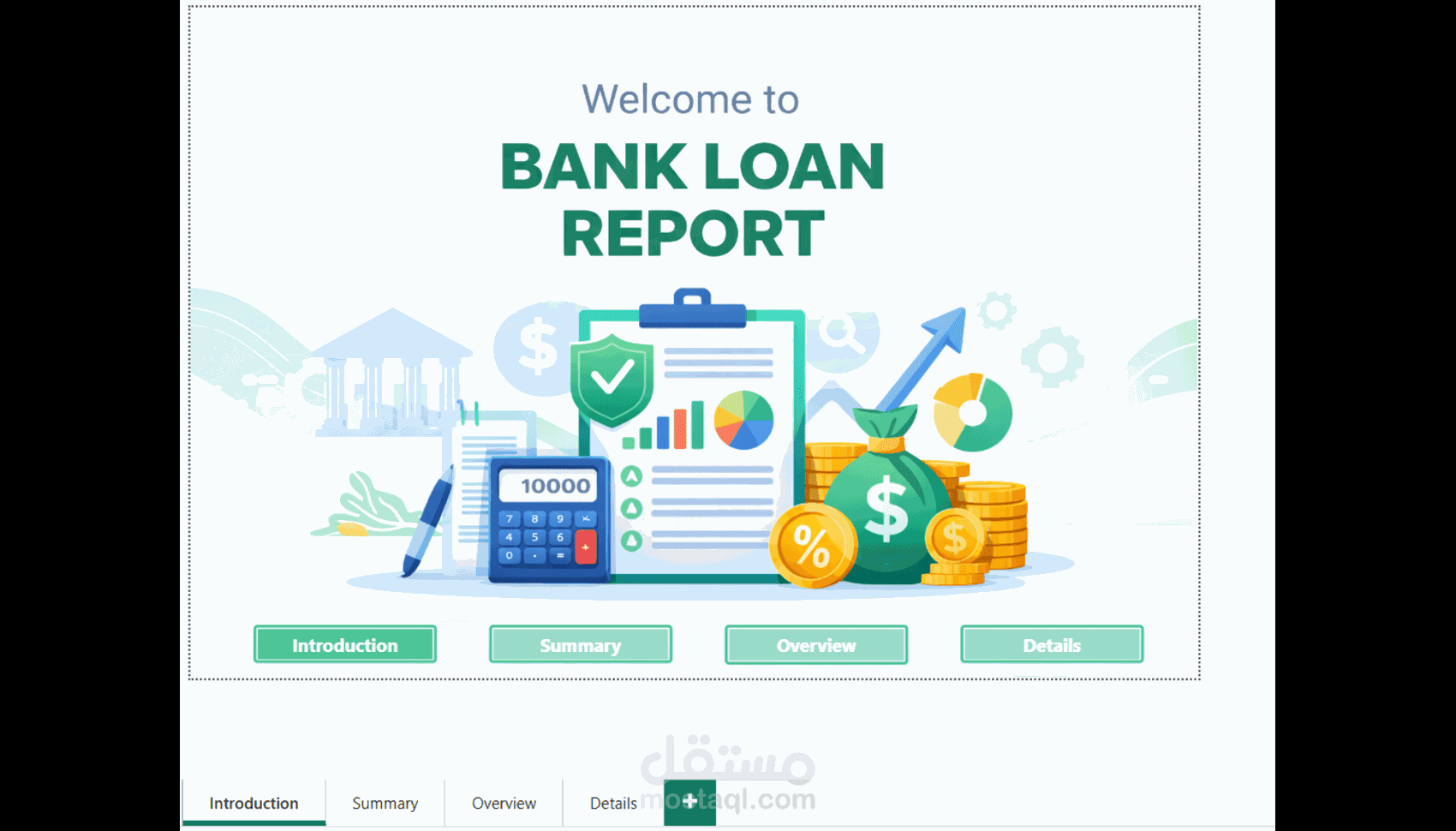 تنظيف وتحليل البيانات باستخدام Power Query وإنشاء Dashboard