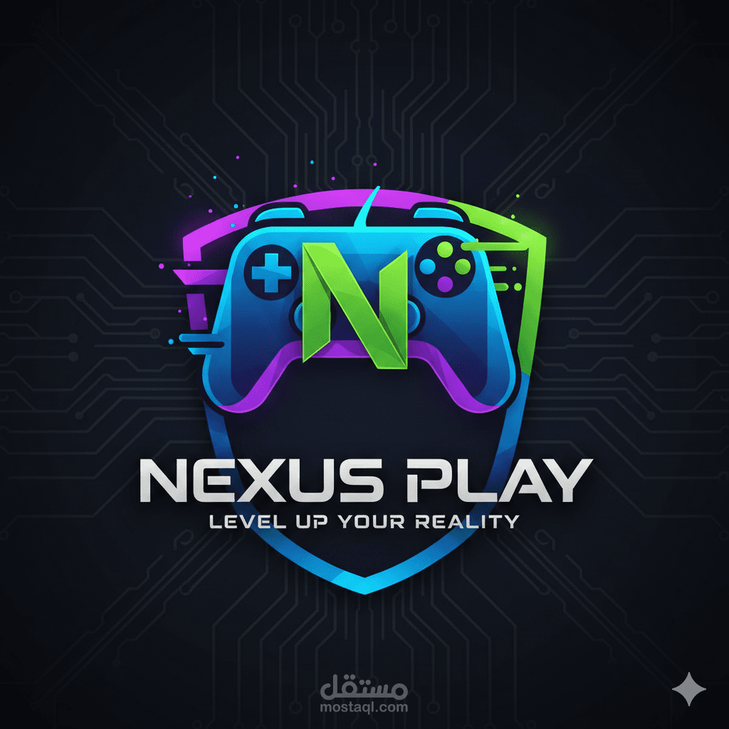 تصميم لوقو لشركة العاب إلكترونية