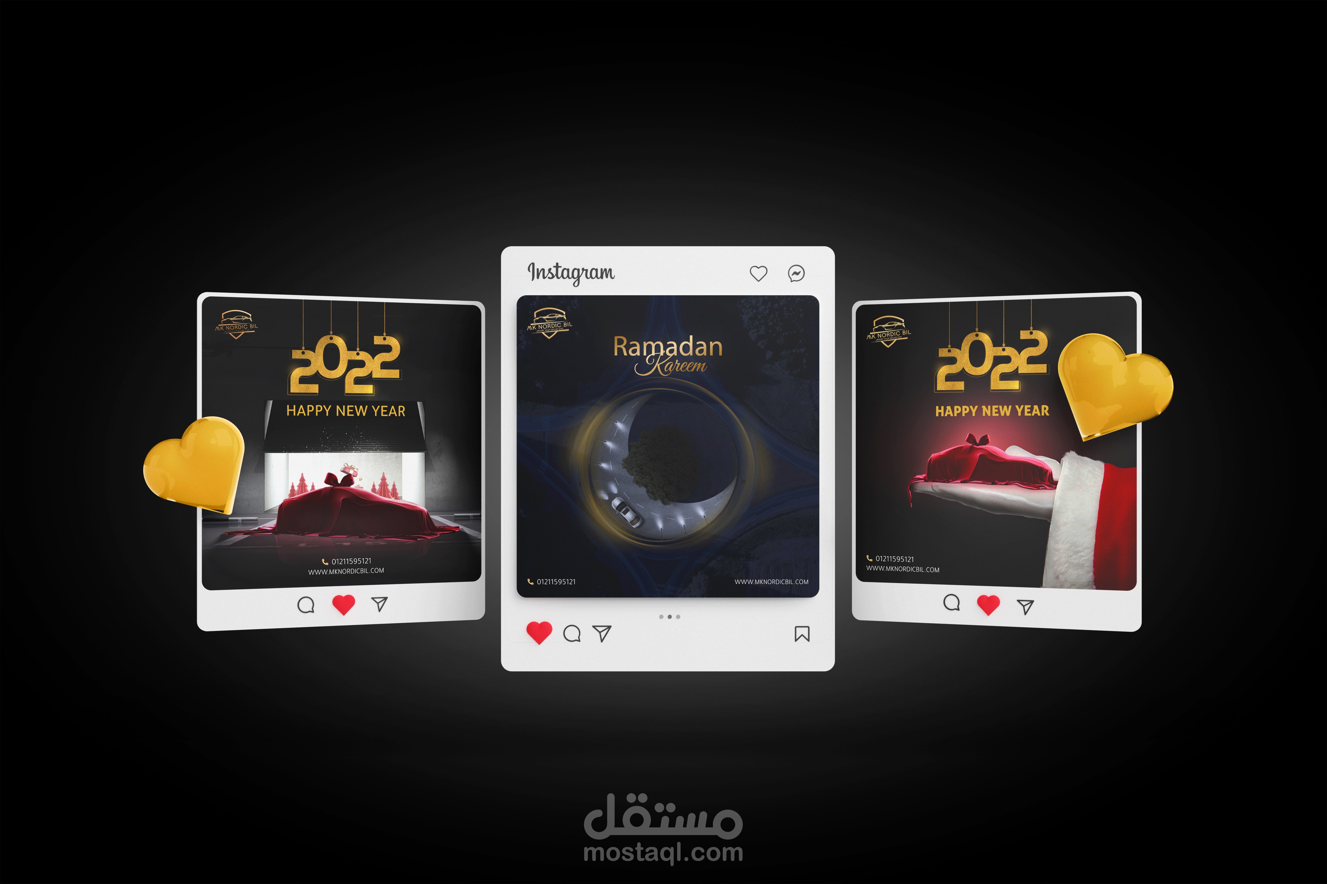 تصميمات مواقع التواصل الإجتماعي - MK Nordic Bil بيع سيارات