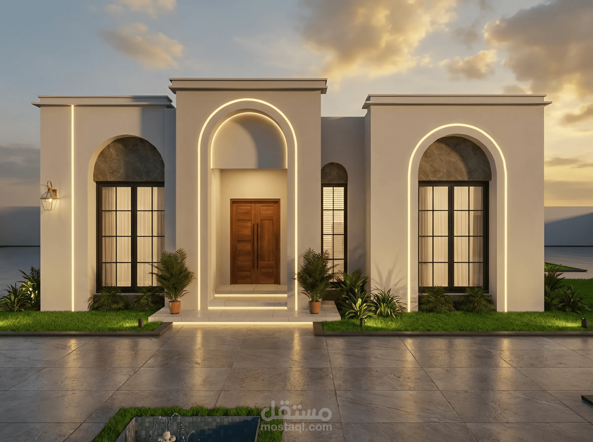 تصمسم واجهة فيلا