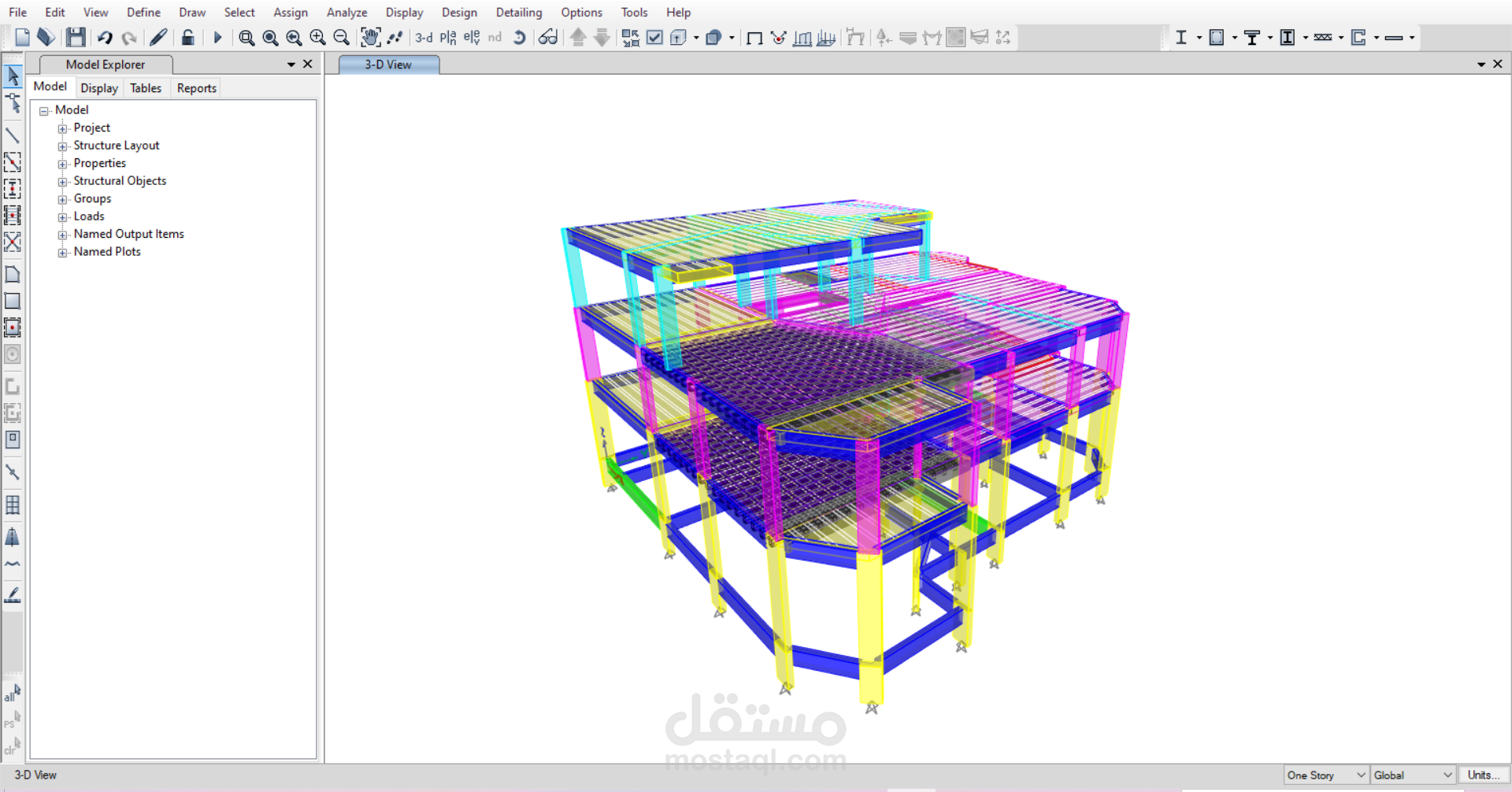 نمذجة وتصميم فيلا سكنية في المملكة العربية السعودية