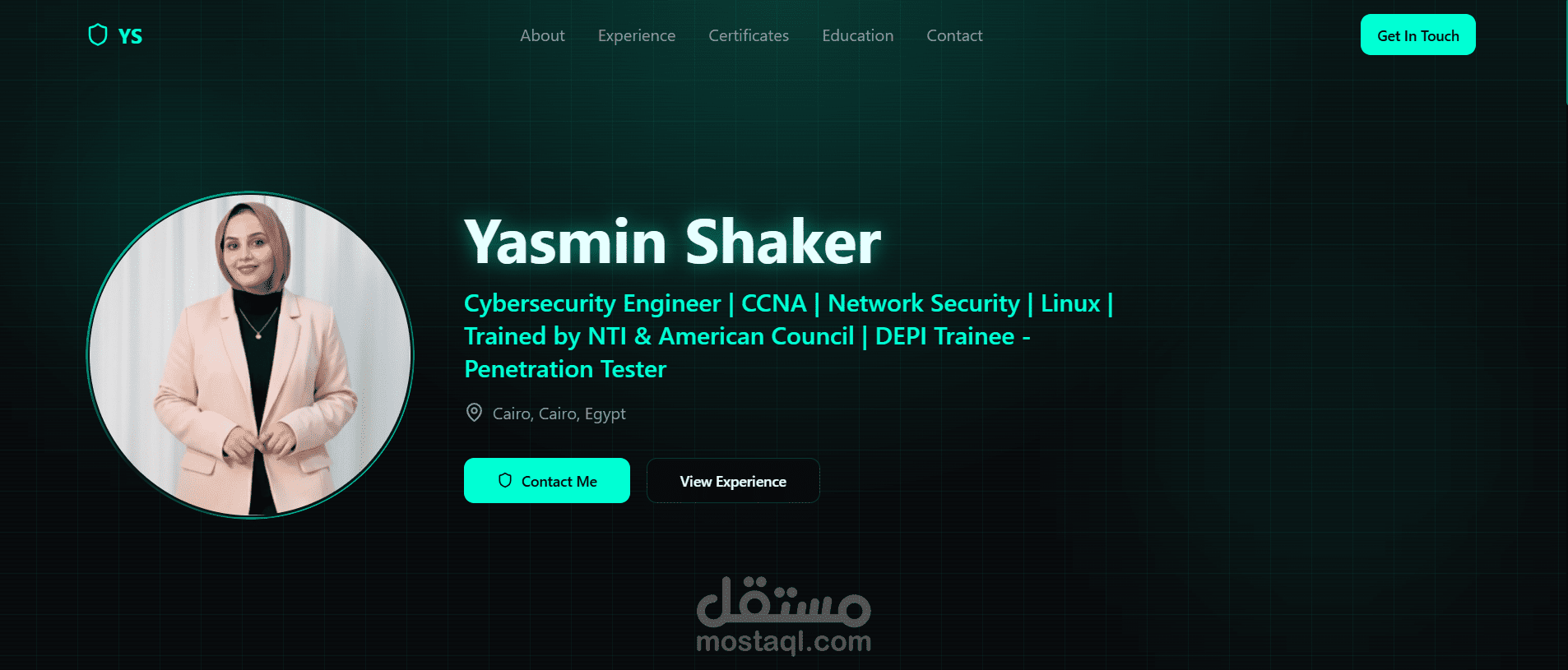 تصميم Portfolio