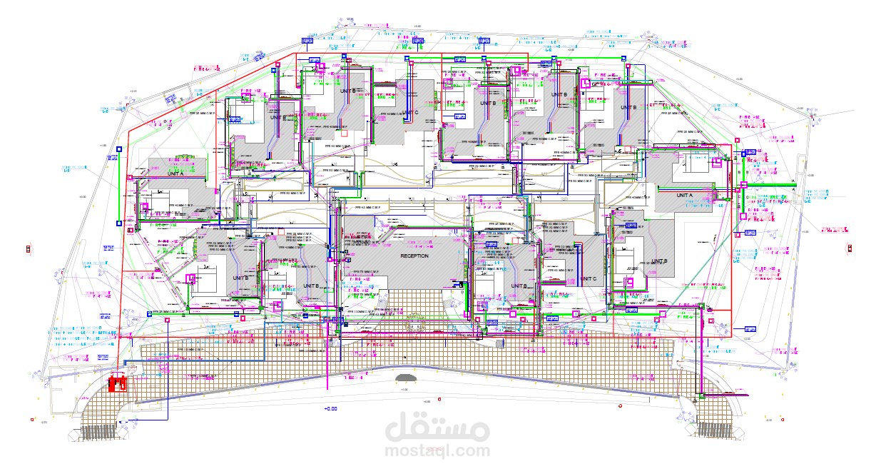 MEP COORDINATION OF SITE PLAN