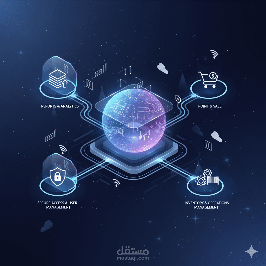 تطبيق إدارة المبيعات والمشتريات