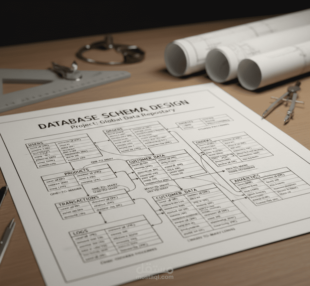تصميم وهيكلة قواعد البيانات العلائقية (Relational Database Schema Design)