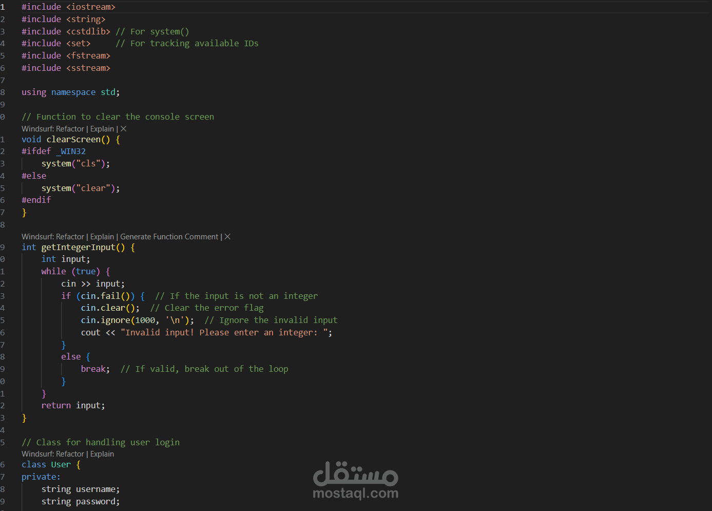 نظام إدارة نادي رياضي (Gym Management System) بلغة C++