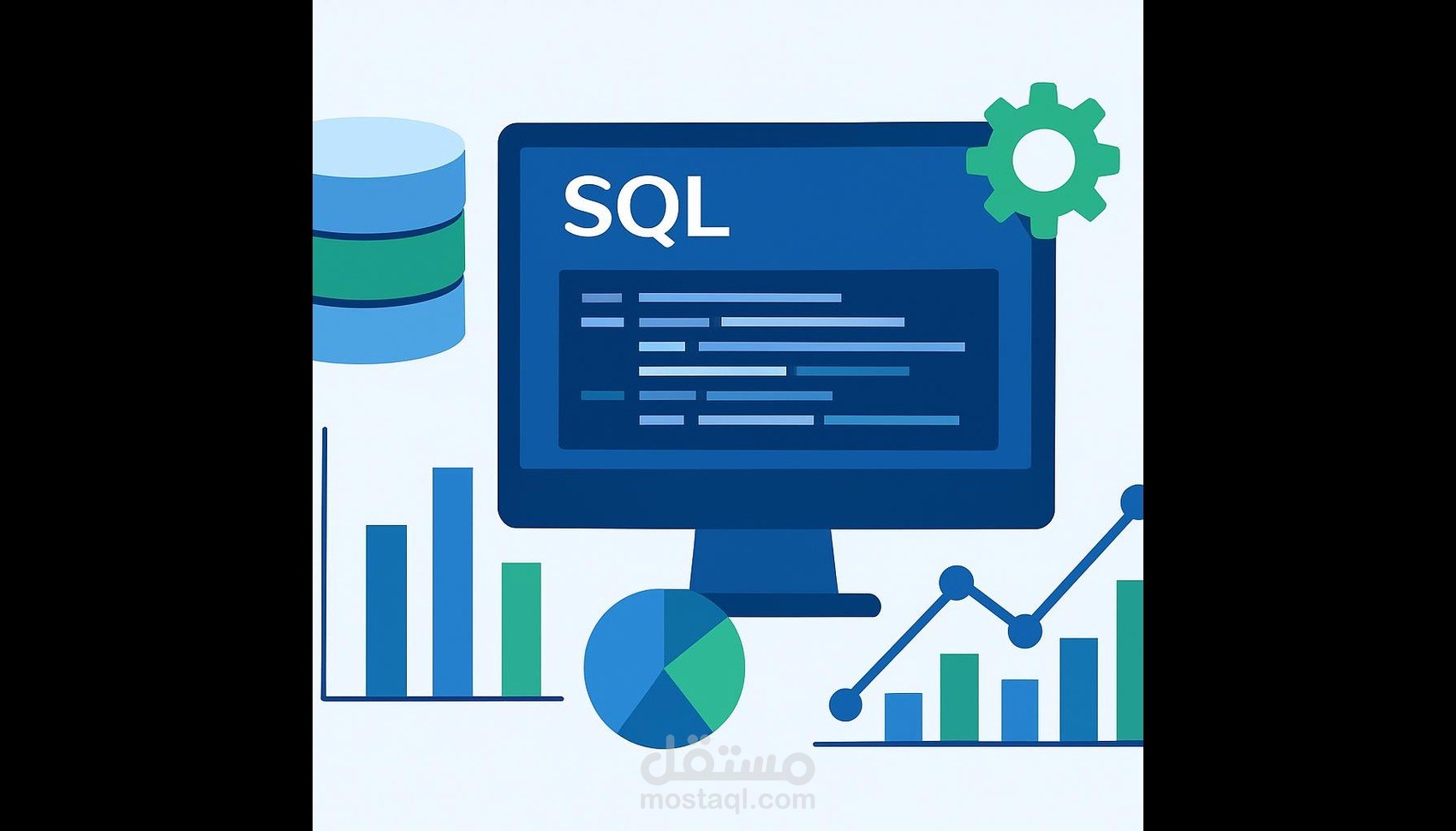 إدارة وتحليل قواعد البيانات باستخدام SQL Server وكتابة استعلامات SQL احترافية