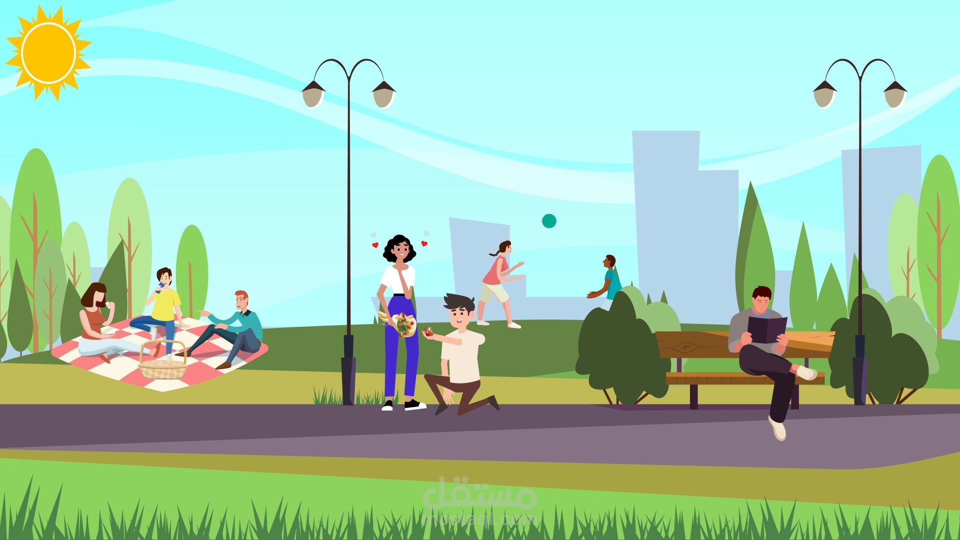 proposal anime scene