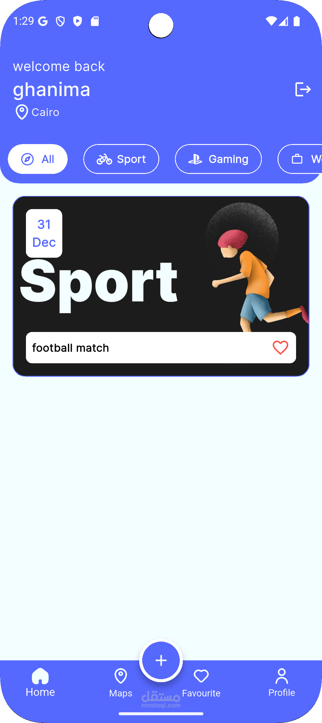 Evently – Flutter Event Management Mobile App