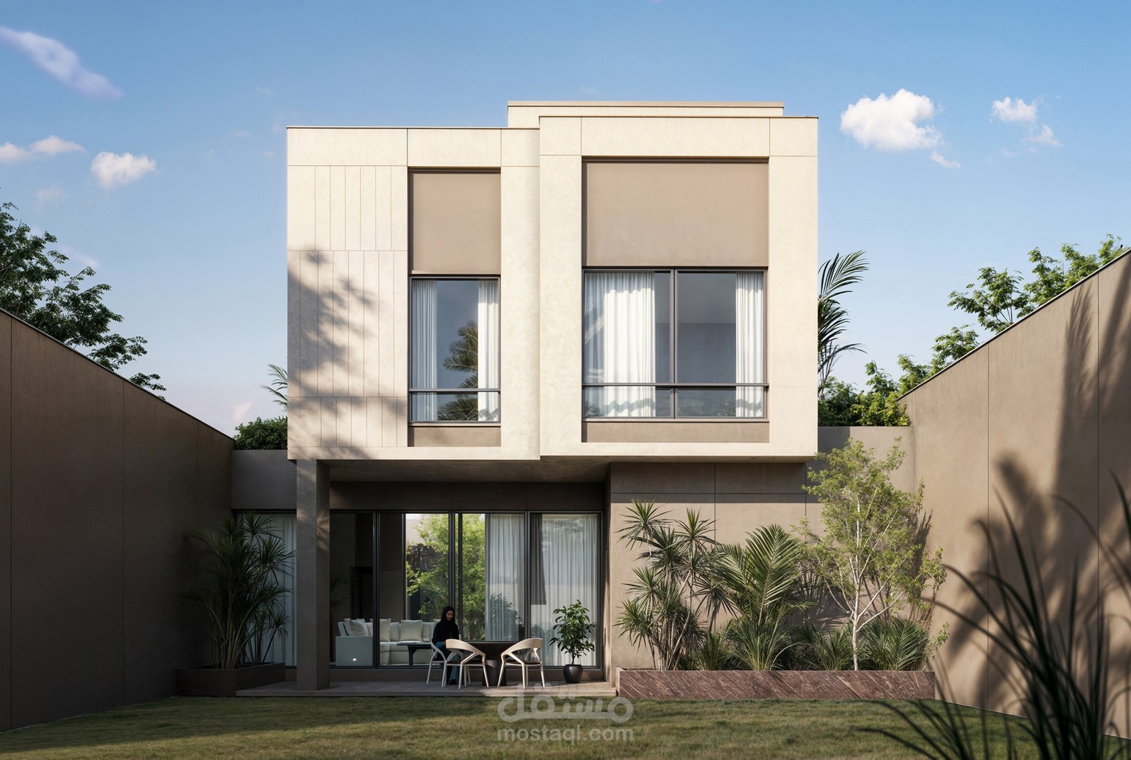 تصميم فيلا سكنية خاصة - مدينة خزام (السعودية) | بنظام الـ BIM