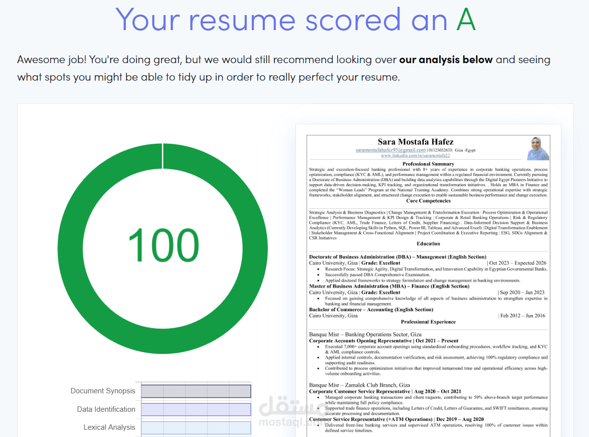 كتابة وتطوير السيرة الذاتية المتوافقة مع ATS