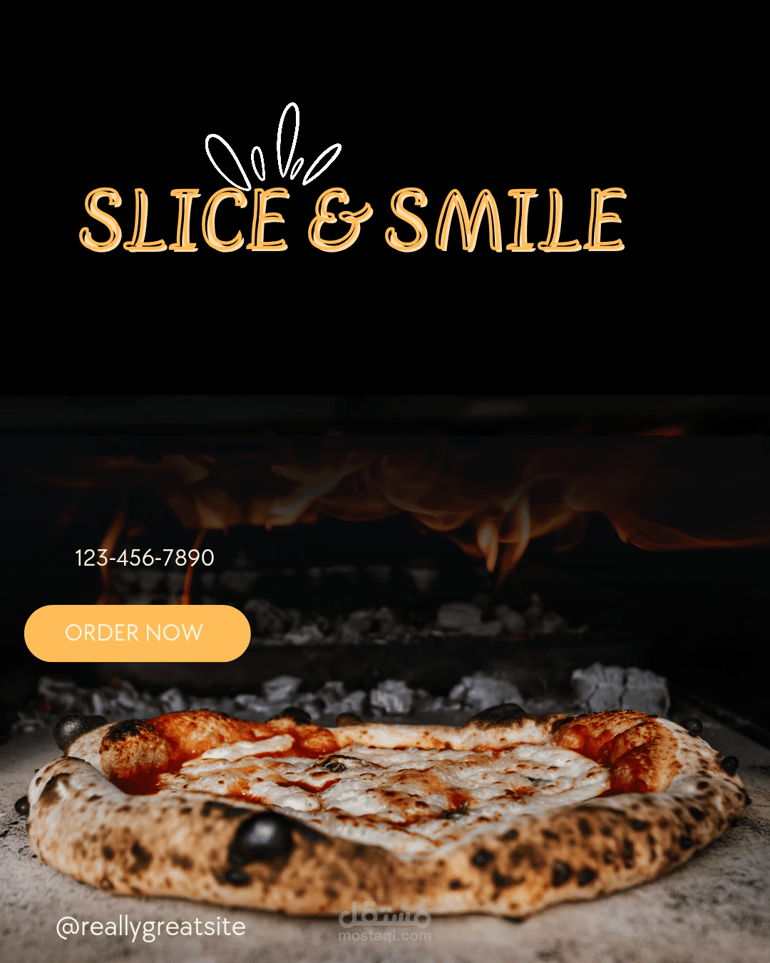 Professional Pizza Restaurant Advertisement Design