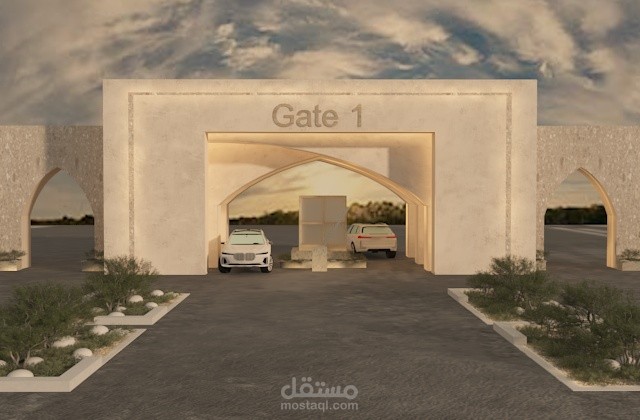 Entrance Gates – Exterior Architectural Design