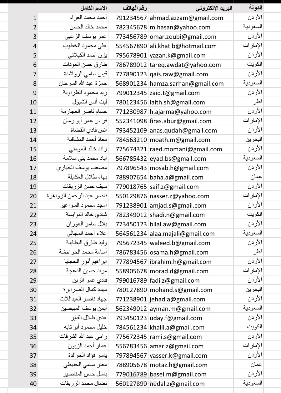 مدخل بيانات محترف