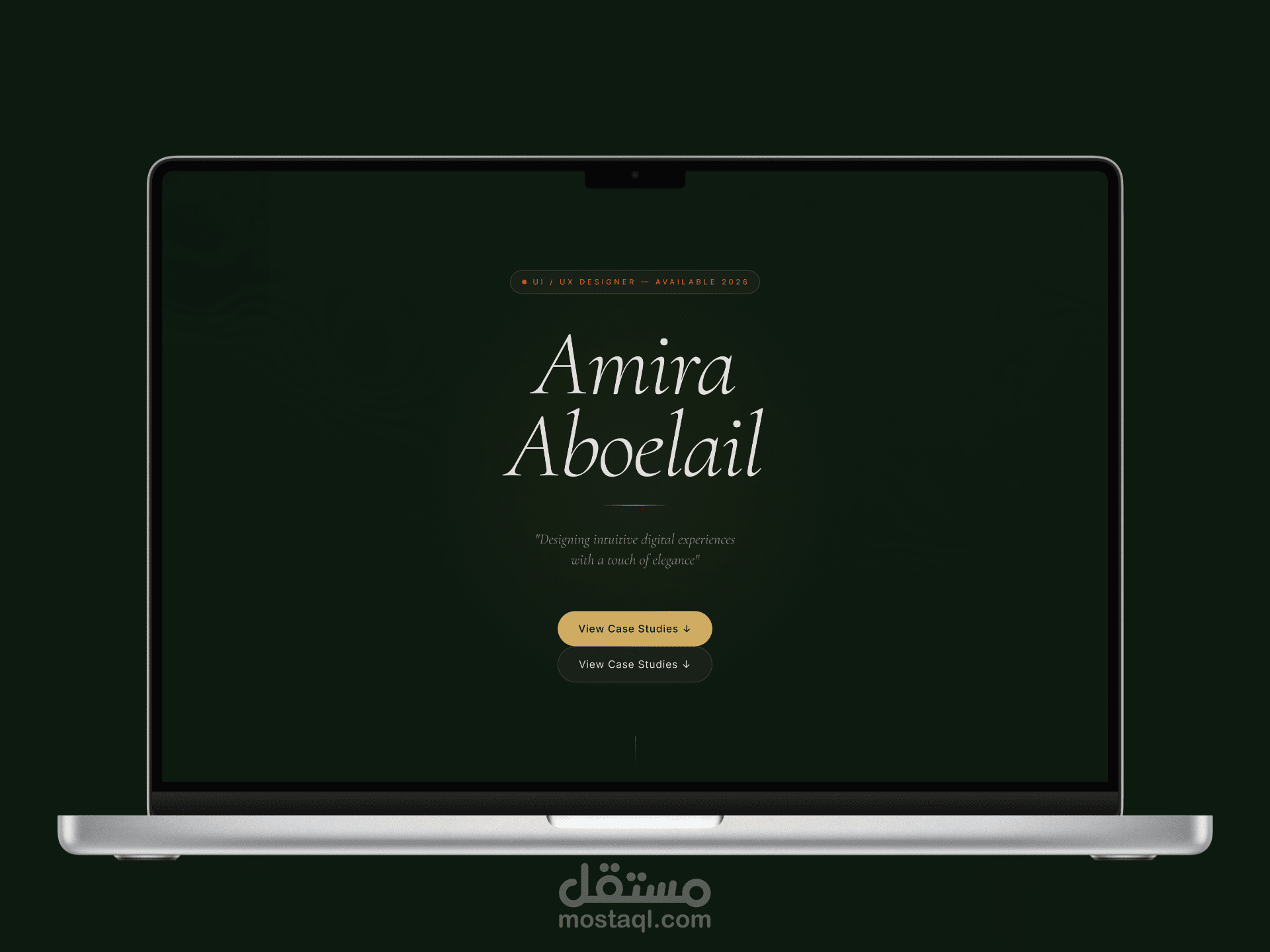 بورتفوليو UI/UX احترافي – تقديم المشاريع بأسلوب Case Study متكامل