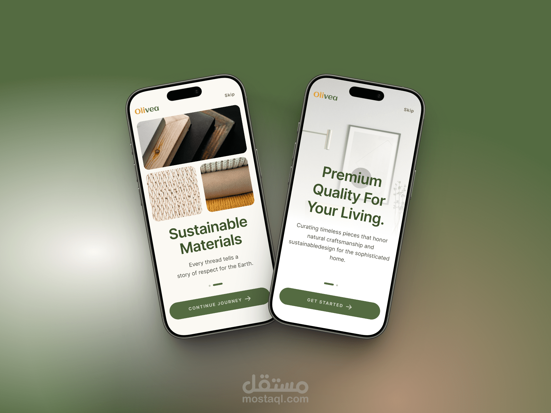 تصميم تطبيق E-Commerce مستدام بتجربة مستخدم بسيطة وعصرية