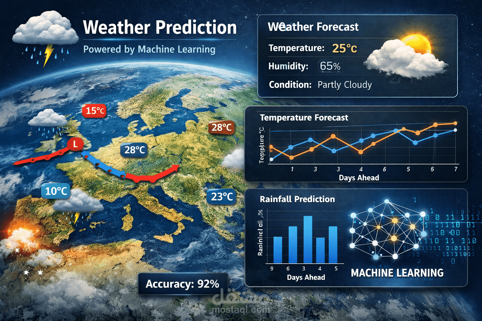 مشروع لتنبؤ الطقس