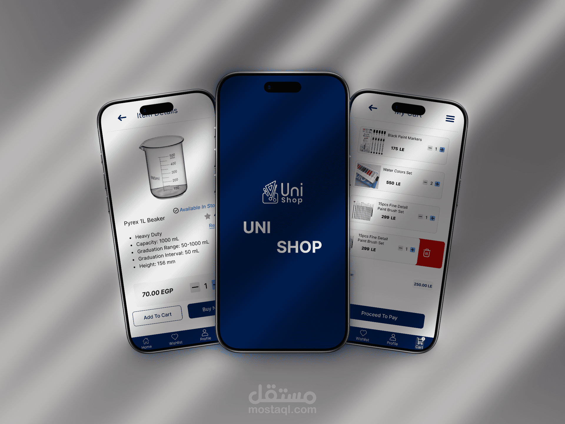 Uni Shop Application – UX/UI Design