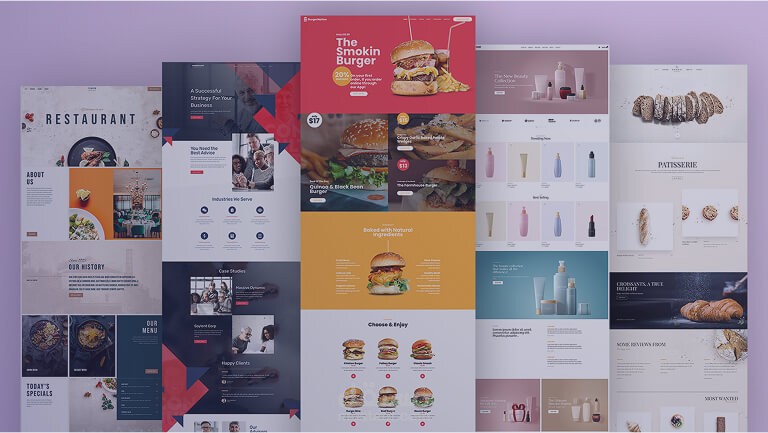 انشاء موقع وتصميم قالب ووردبريس