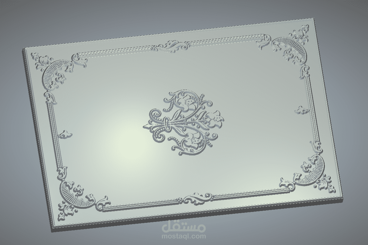 تصميم قالب نقش 2.5D لبصمة جلد (CNC Leather Embossing)