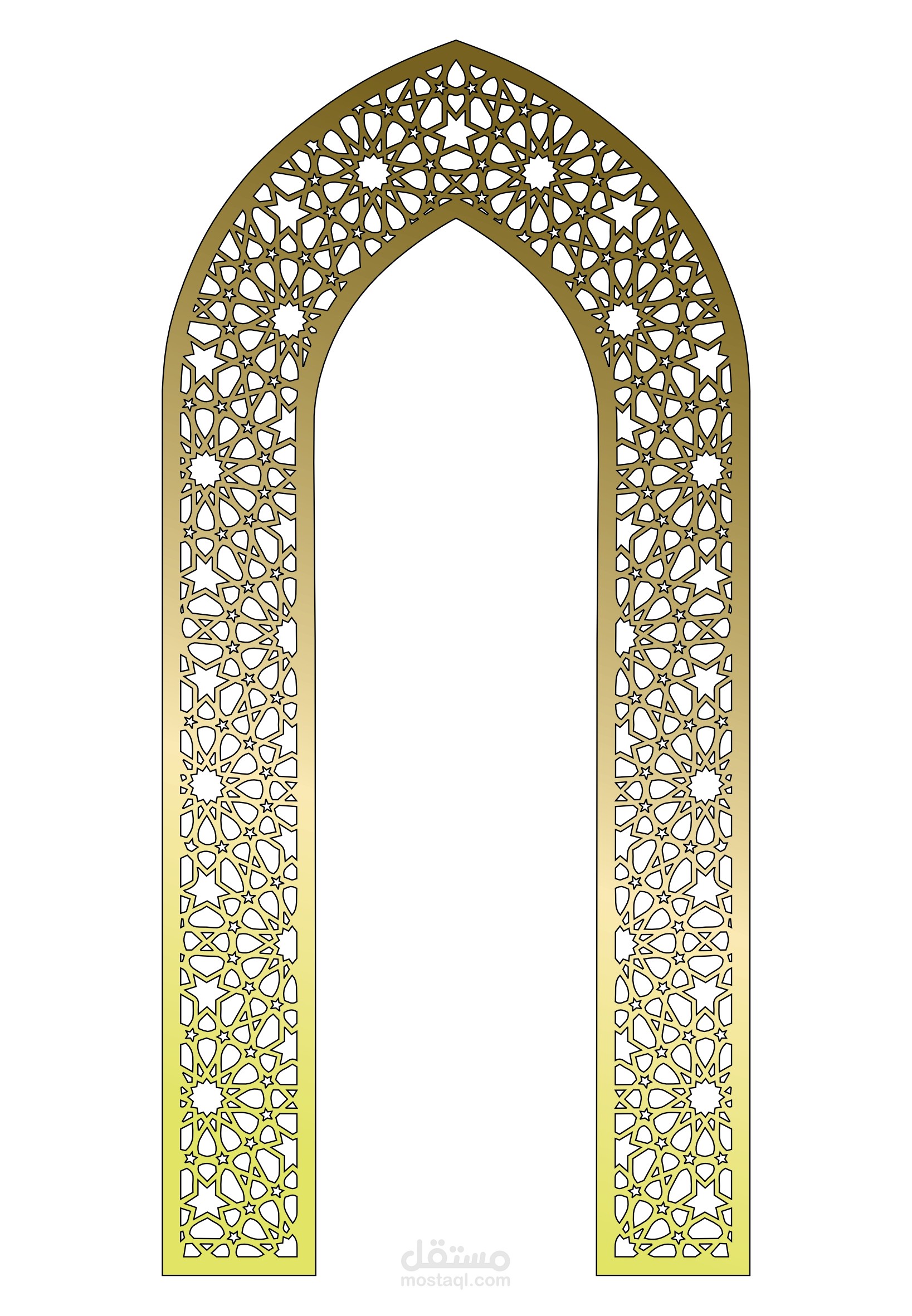 تجهيز تصميم زخرفي إسلامي للقص بالليزر CO2 (ملف إنتاج جاهز)