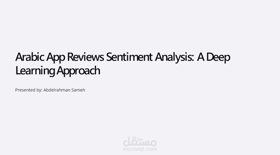 Arabic-Sentiment-Analysis-Deep-Learning