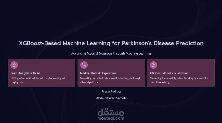 XGBoost-Based Machine Learning for Parkinson's Disease Prediction