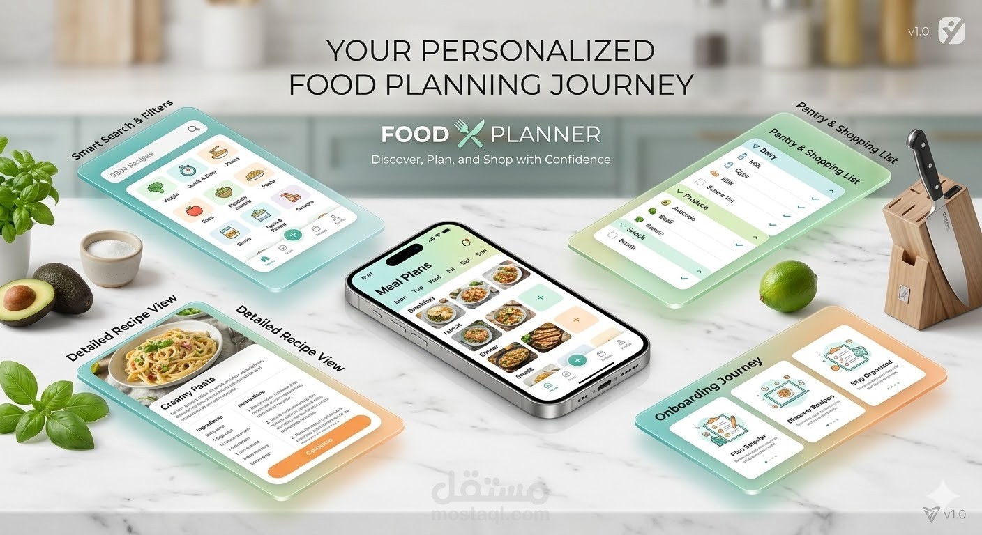 تطبيق تخطيط الوجبات