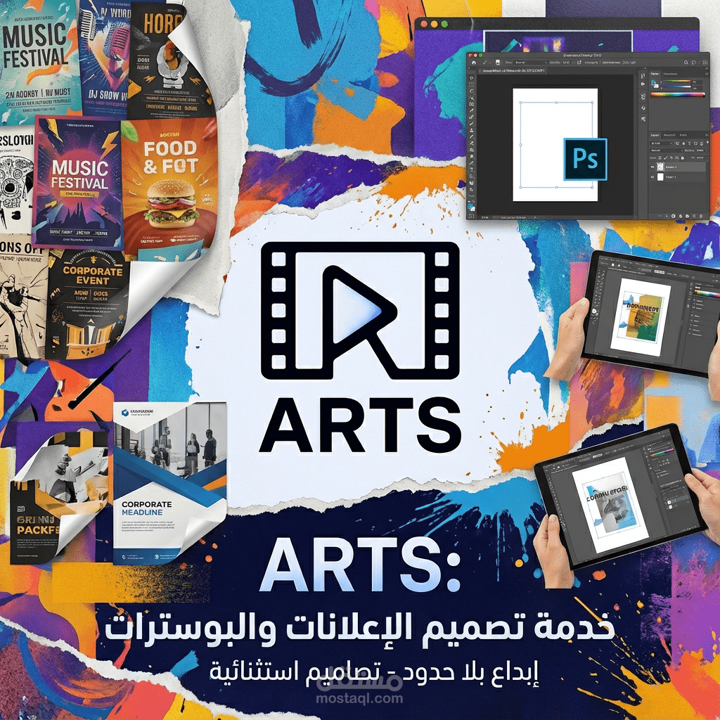 مصمم غرافيك ومطور هويات بصرية