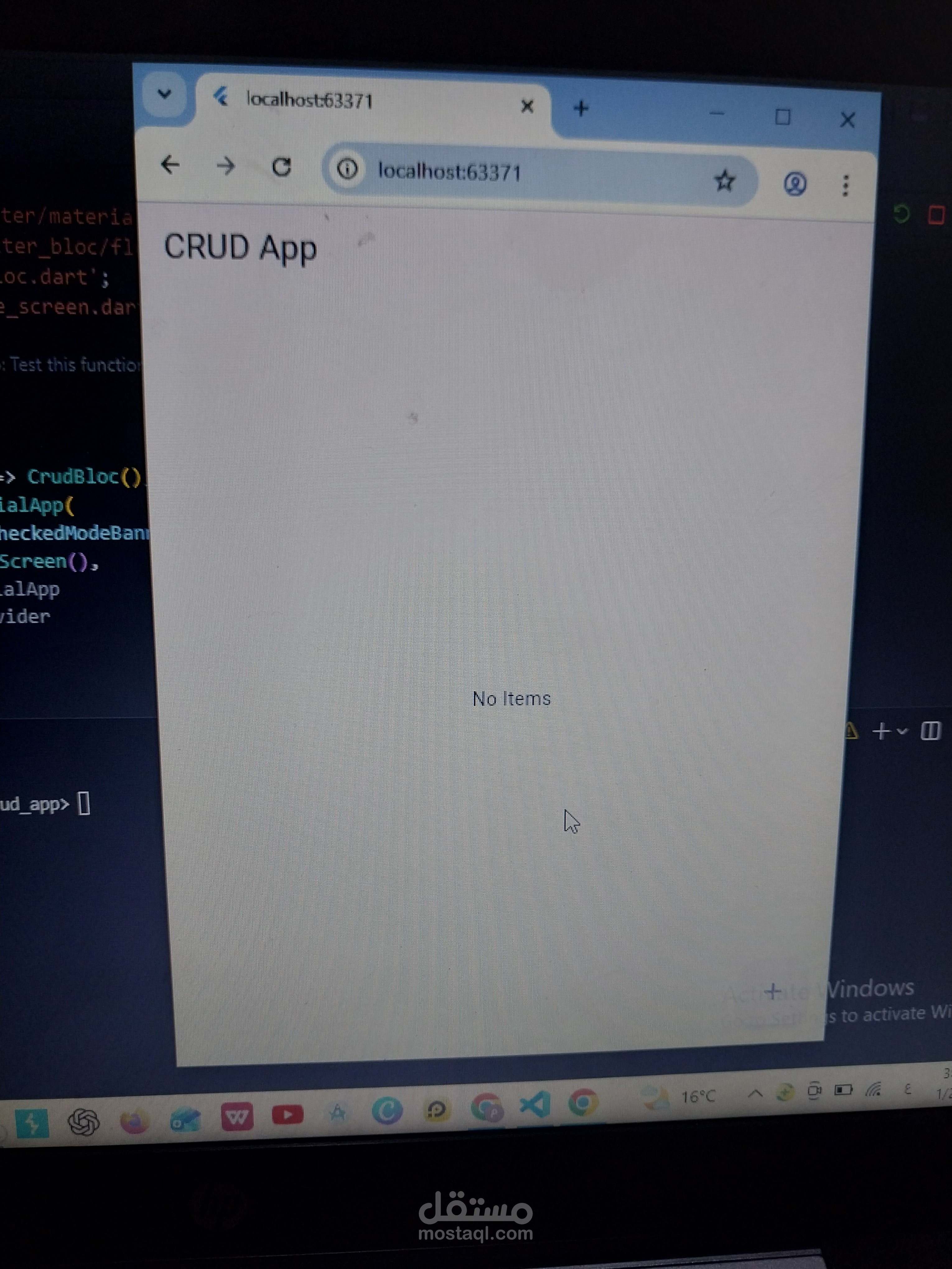 Crud app