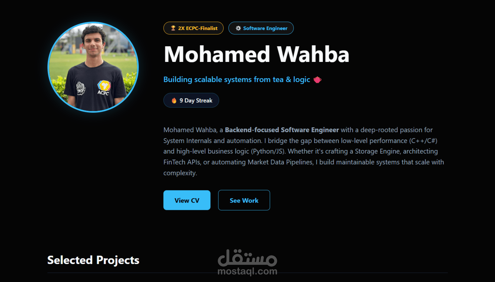 تصميم بورتفوليو احترافي| Portfolio لعرض الأعمال وزيادة فرص التوظيف والعمل الحر